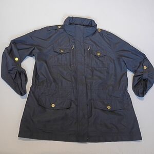 Style&Co. Black Quarter sleeve Jacket w/ Gold Accents(Some Wear,See All Photos)